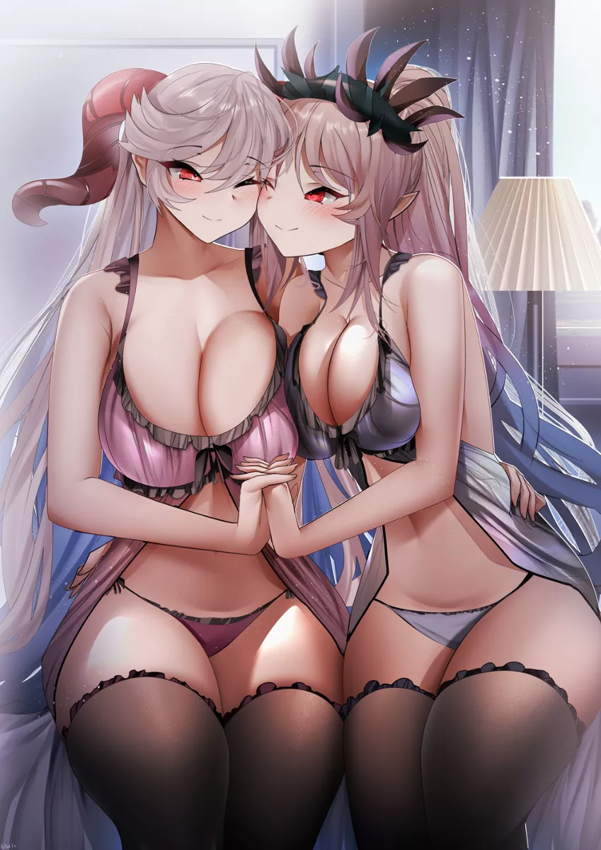 Freyja and Plumeria ready for some fun (GDAT) [Fire Emblem]