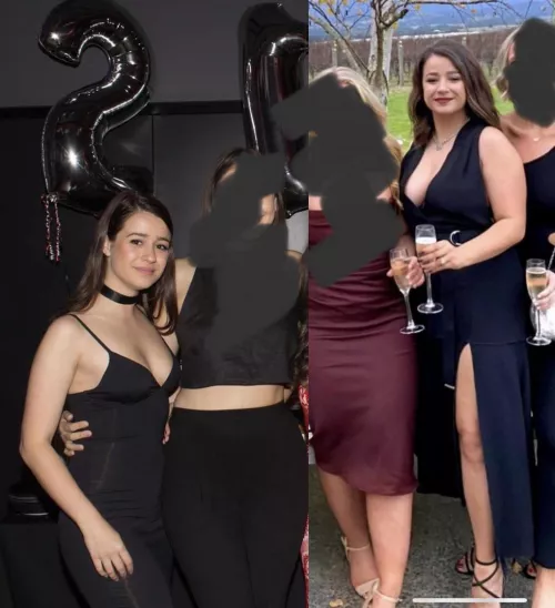 From a 12B to a 22DD, and so much more fuckable