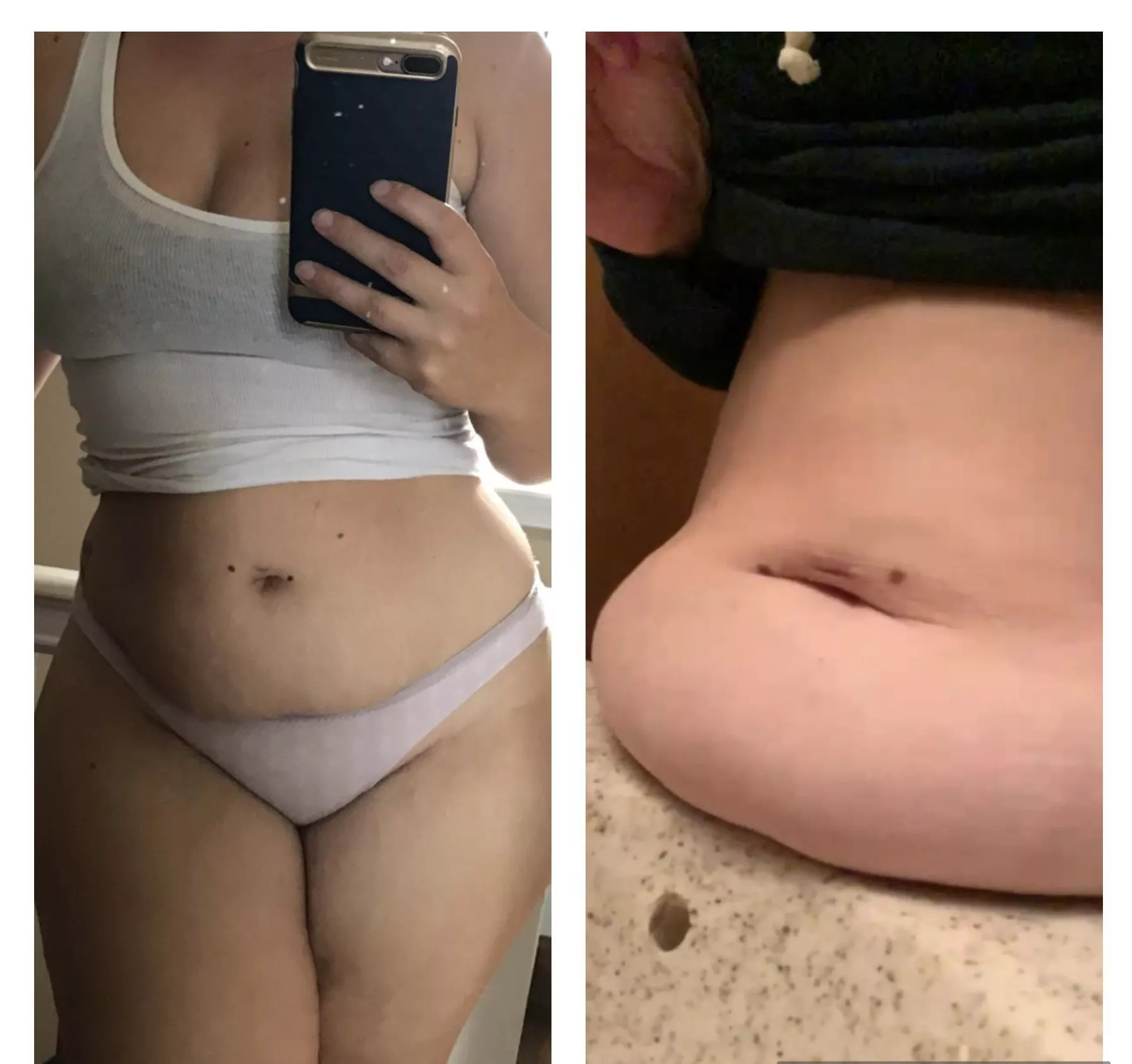 From chubby to “belly spilling in the sink now” fat. Covid gainzz