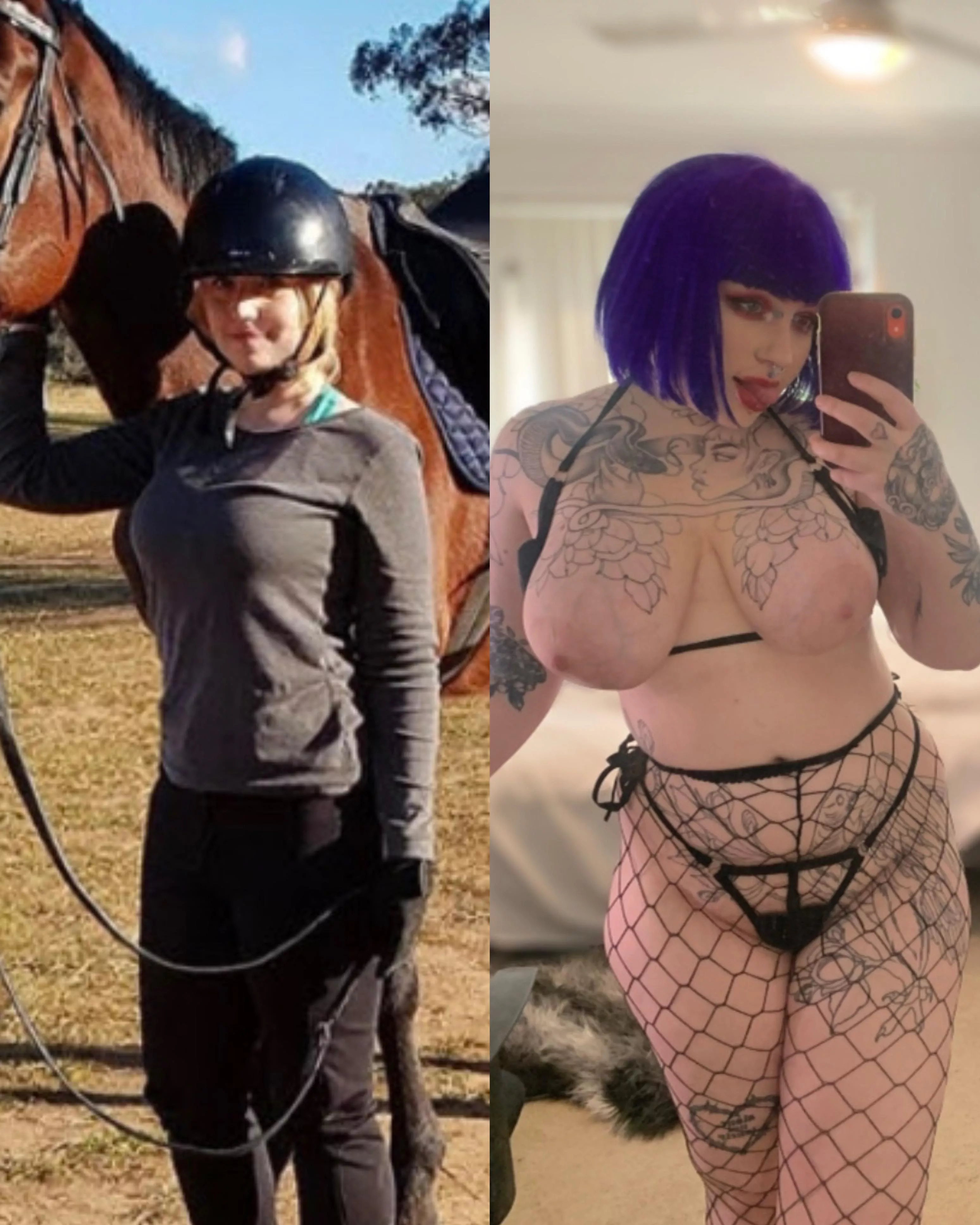 From sitting in saddles to sitting on faces ✨ My body is all natural except some fillers, saving for BBL and chin/jaw lipo! From sitting in saddles to sitting on faces ✨ My body is all natural except some fillers, saving for BBL and chin/jaw lipo!