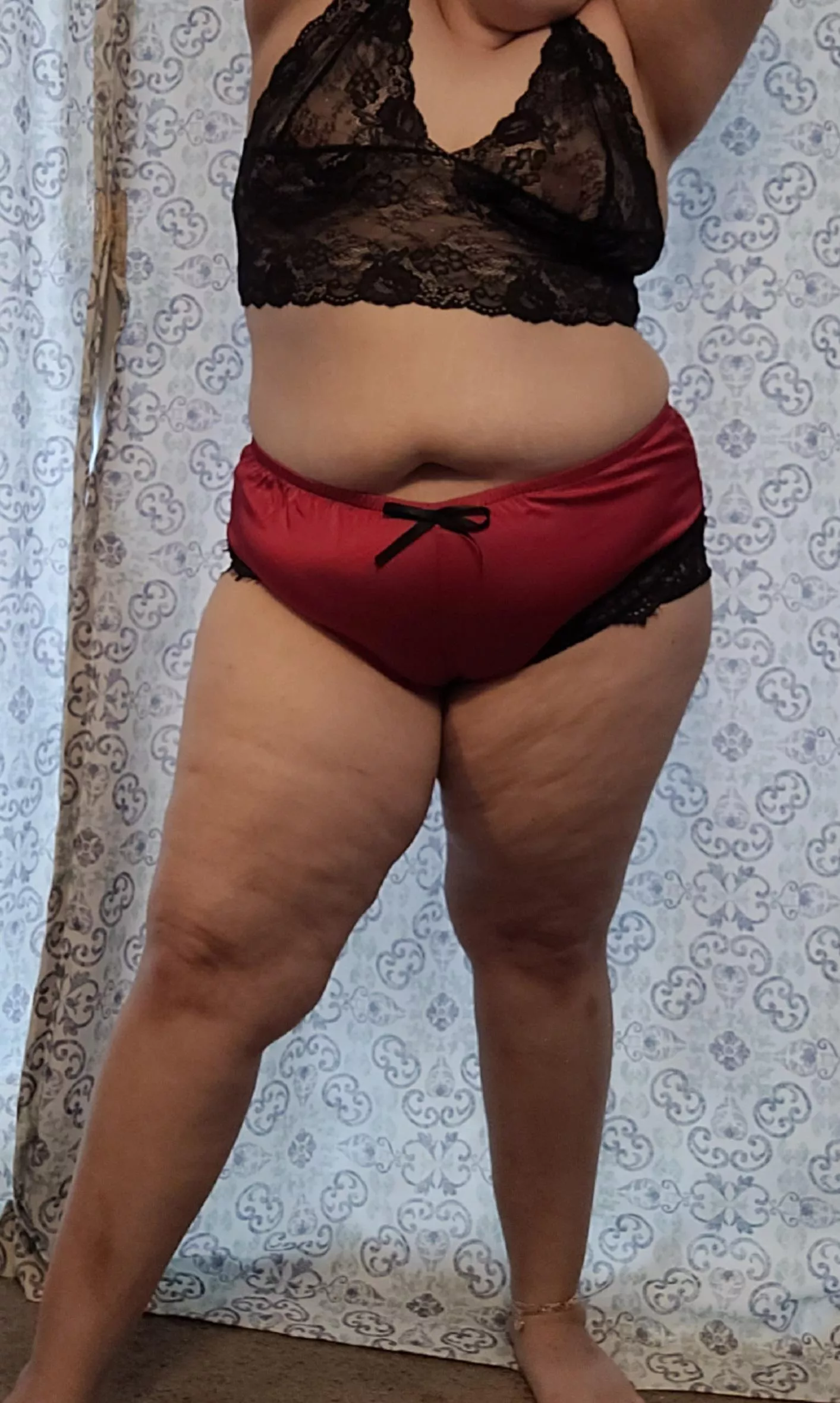 from the front