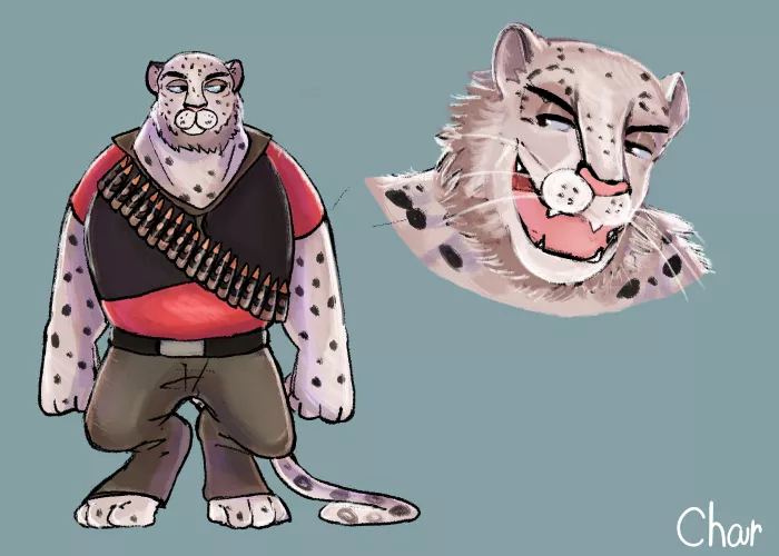 Furry Weapons Guy (art by me)