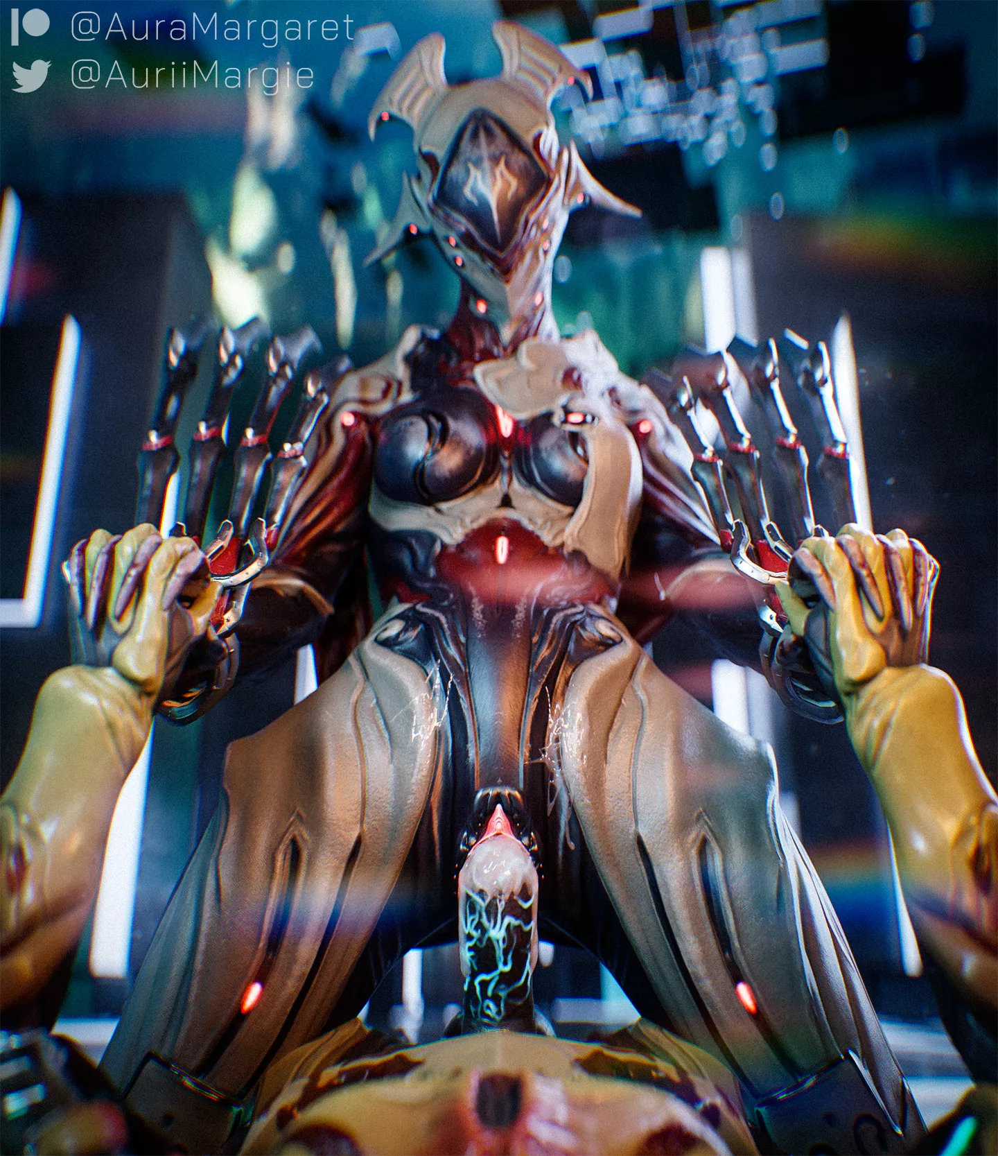 (Futa) [Garuda] cowgirls [Ivara] w/ hand holding