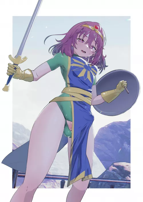 Futa Hero Has a Wardrobe Malfunction (afterlife_F) [Original]