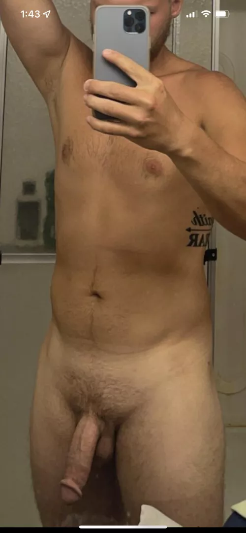 Get in the shower and prepare yourself