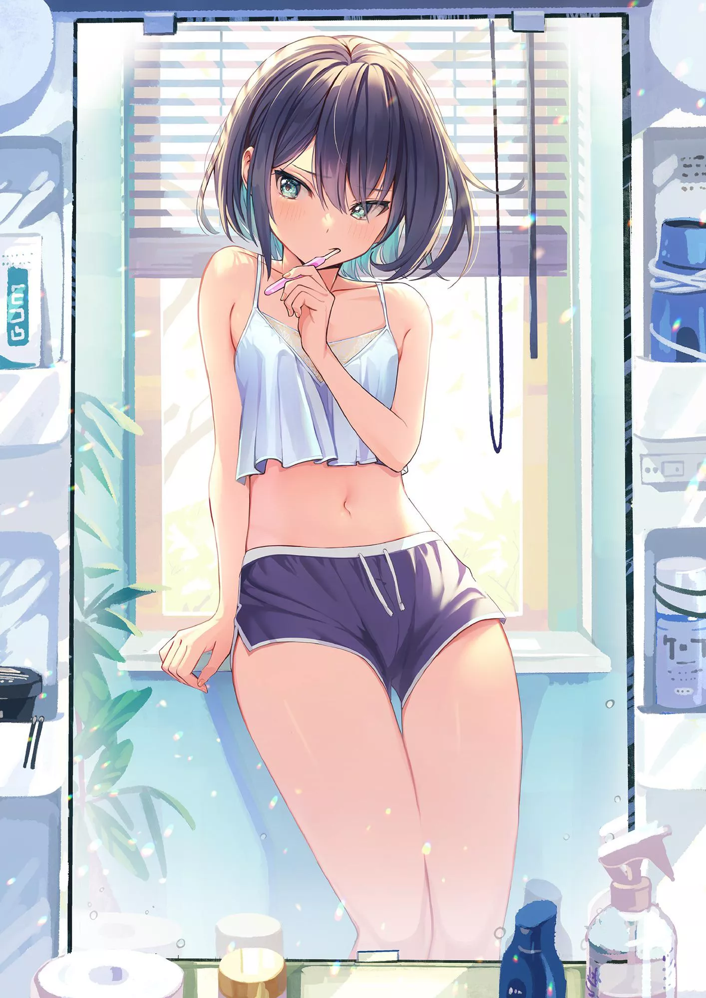 Getting ready in the morning