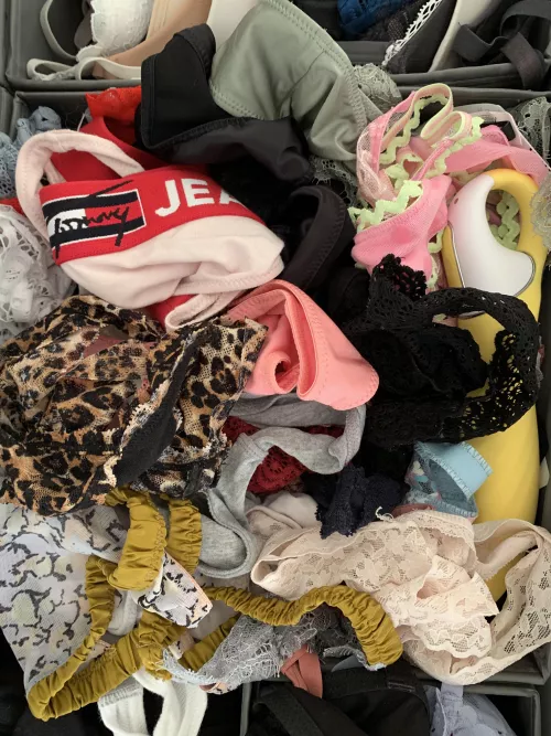 GFs panty drawer 👱🏻‍♀️ What would you do? 🔥