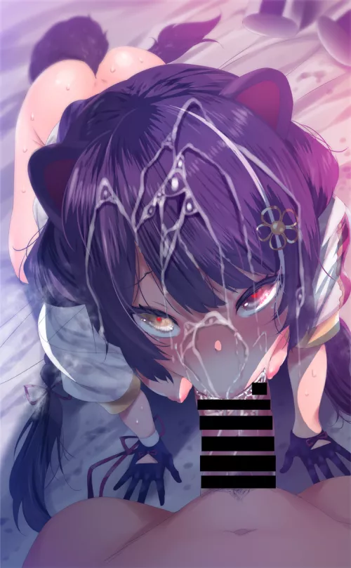 Good girl! Keep sucking your master's cock! (FuMiHiKo)