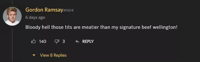 Gordon be wildin'
