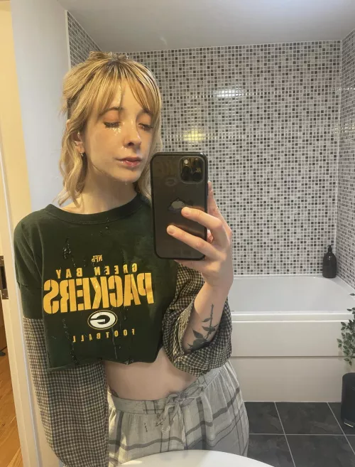 Got a fair amount on my shirt… 😳