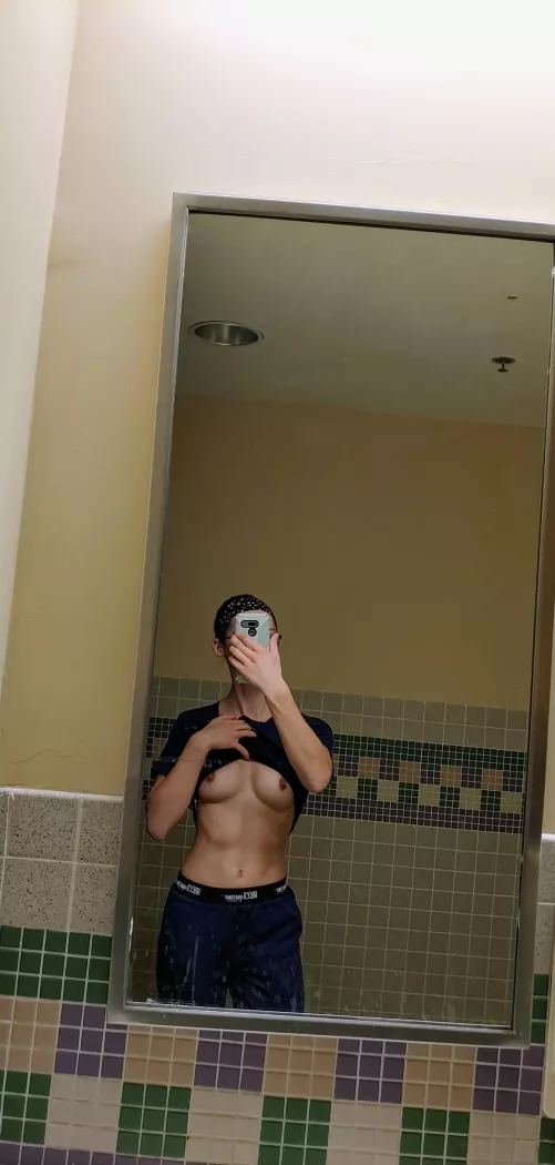 Got a little naughty in the staff break room today