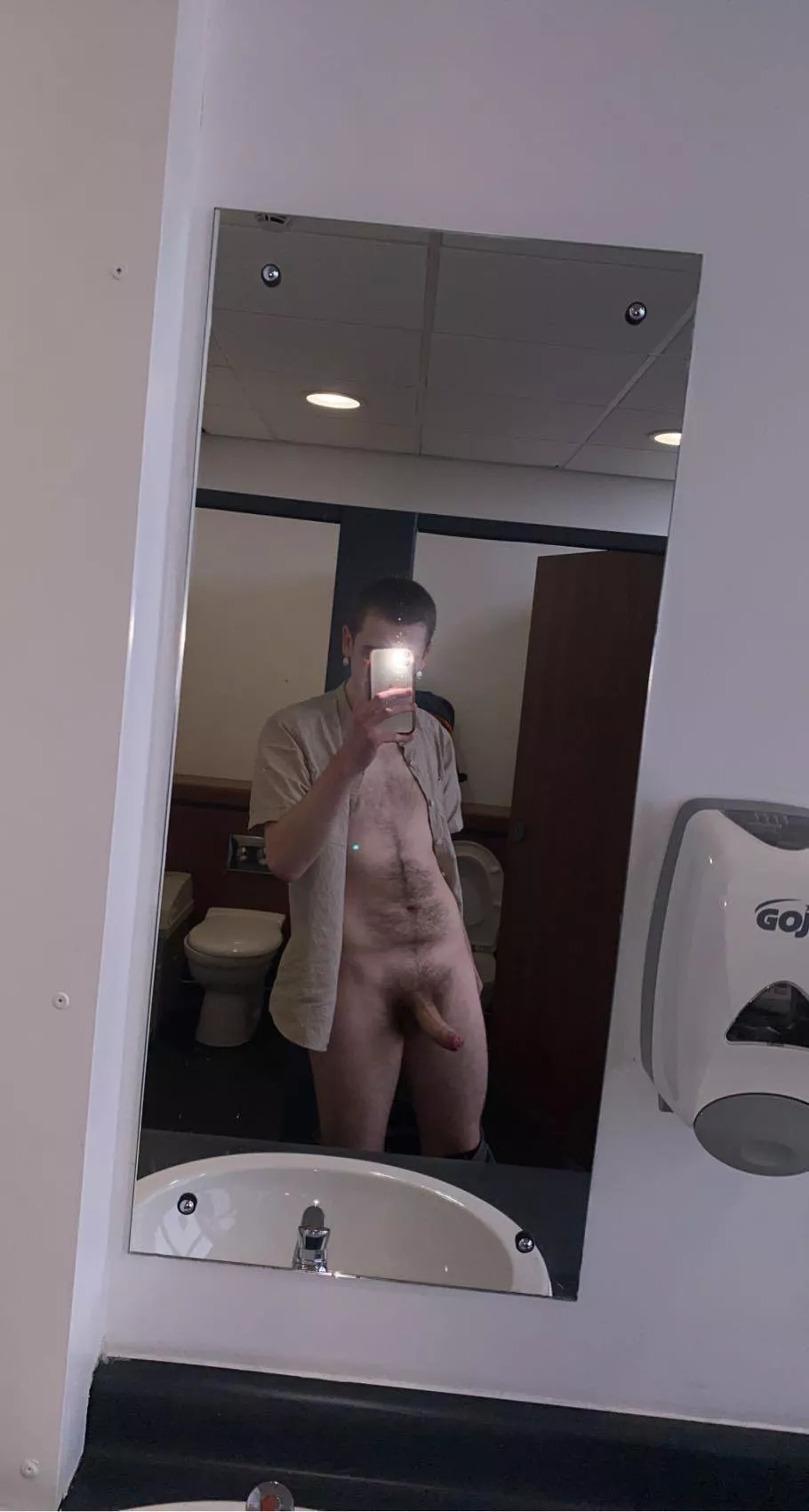 Got horny in the toilets