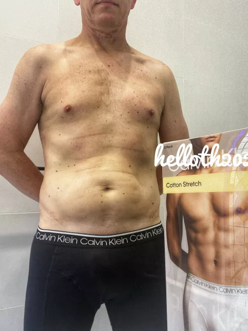 Got some new undies….reckon I can get the model gig? 😂