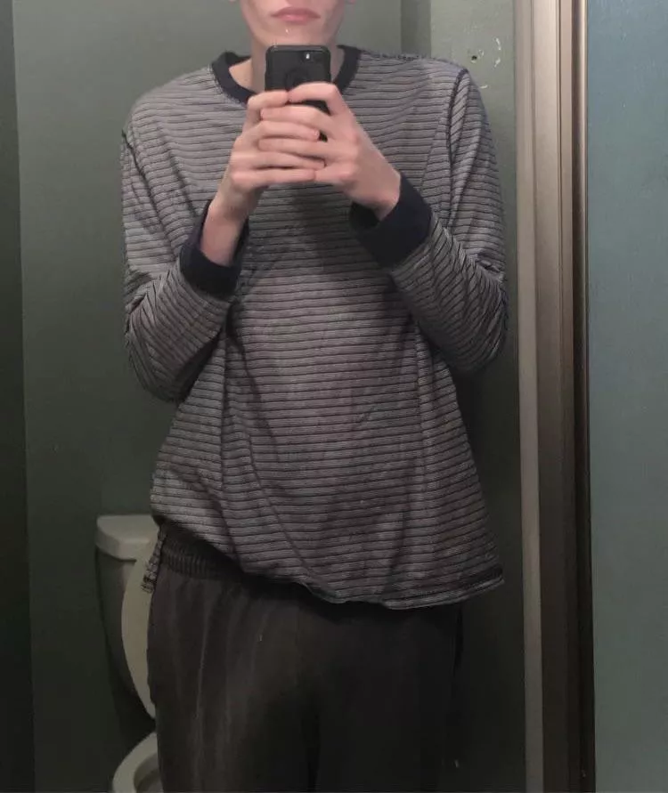 Gray sweatpants