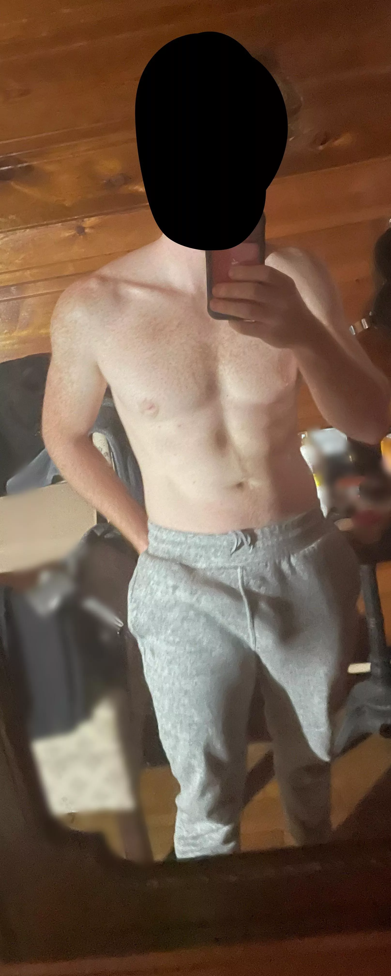 Grey sweats