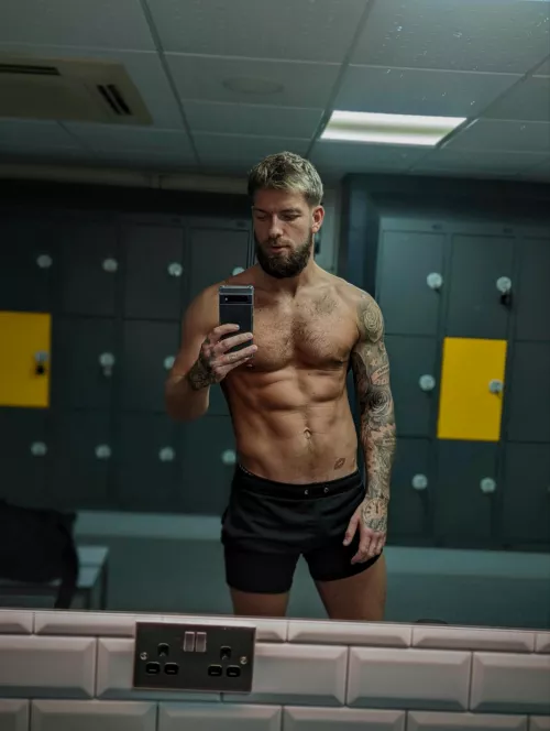 Had a good workout, but still got enough energy to fuck you senseless 😉