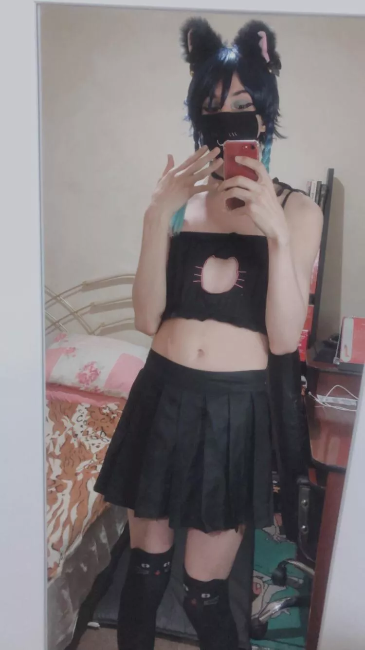 Happy tummy tuesday! Remember to scratch a catboy's tummy today 🥺