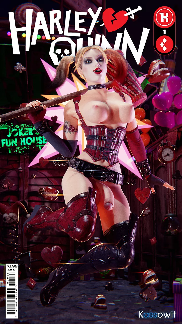 Harley Quinn's modified her outfit a bit (Kassowit) [Batman]