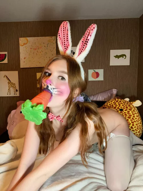 Have you ever seen a redheaded bunny? 🐇🥕🐰