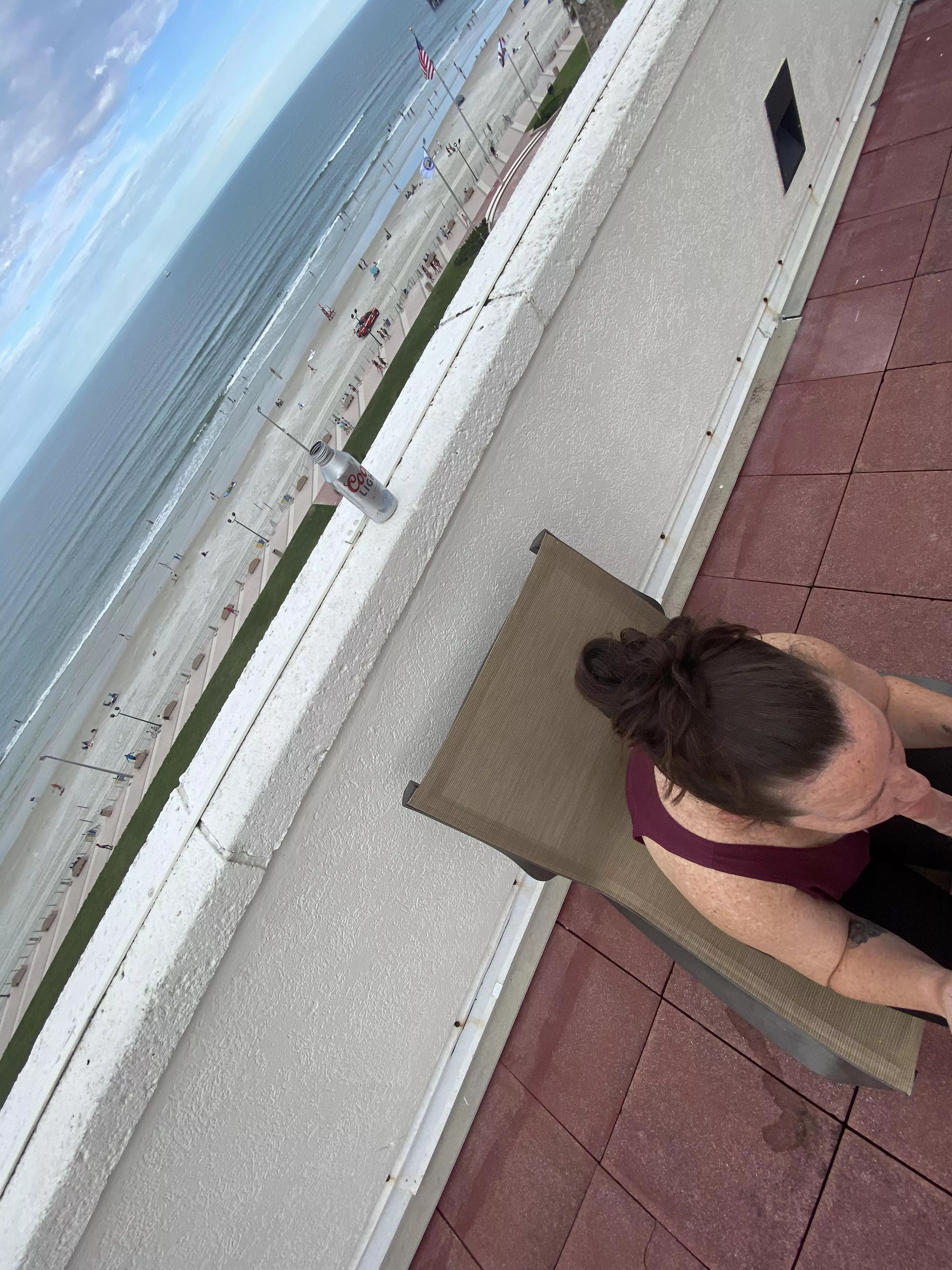He enjoyed the view
