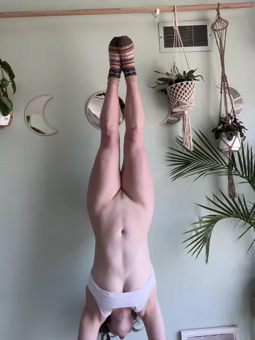 Here is some yoga and plants for you