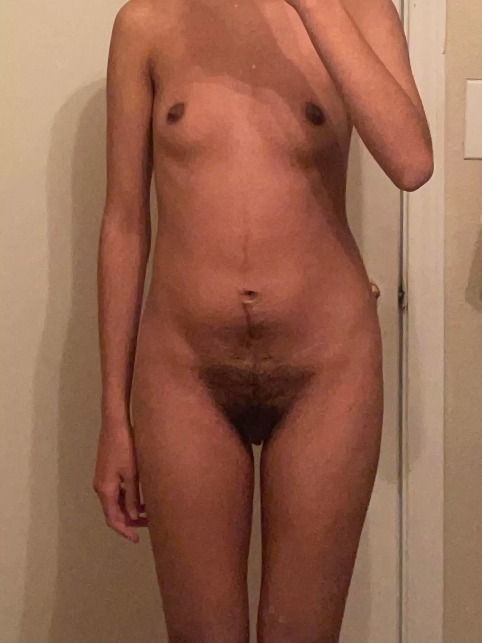Here’s a mirror pic (19f)