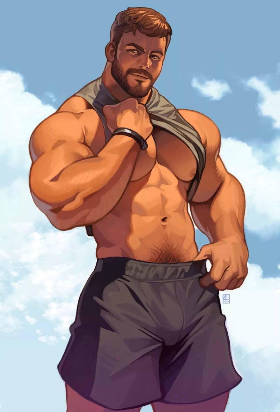 He's looking like a total Chad