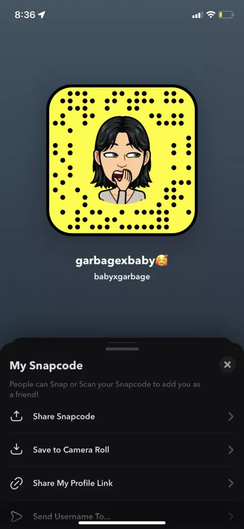 Hey! come add me on my snap to trib me and get feed my own pics if you do so! available 24/7 and will give rewards if you do send vids or pics of you tribbing me;) will post you on my story if you want ! (big tits and thighs btw;) )