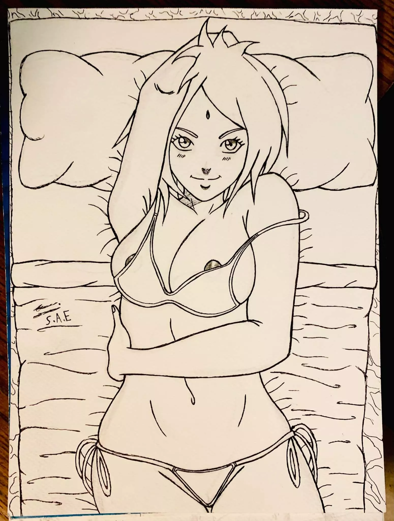 Hey everyone how is my drawing of Sakura