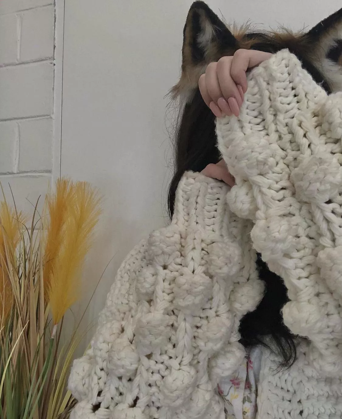 hiding fox!