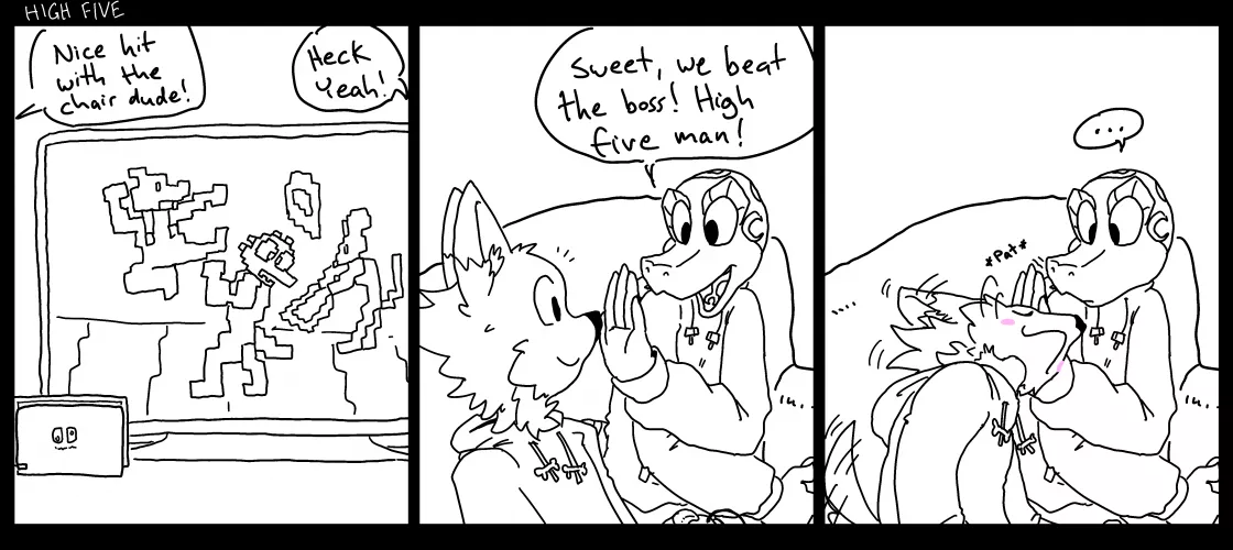 High five drawn by me