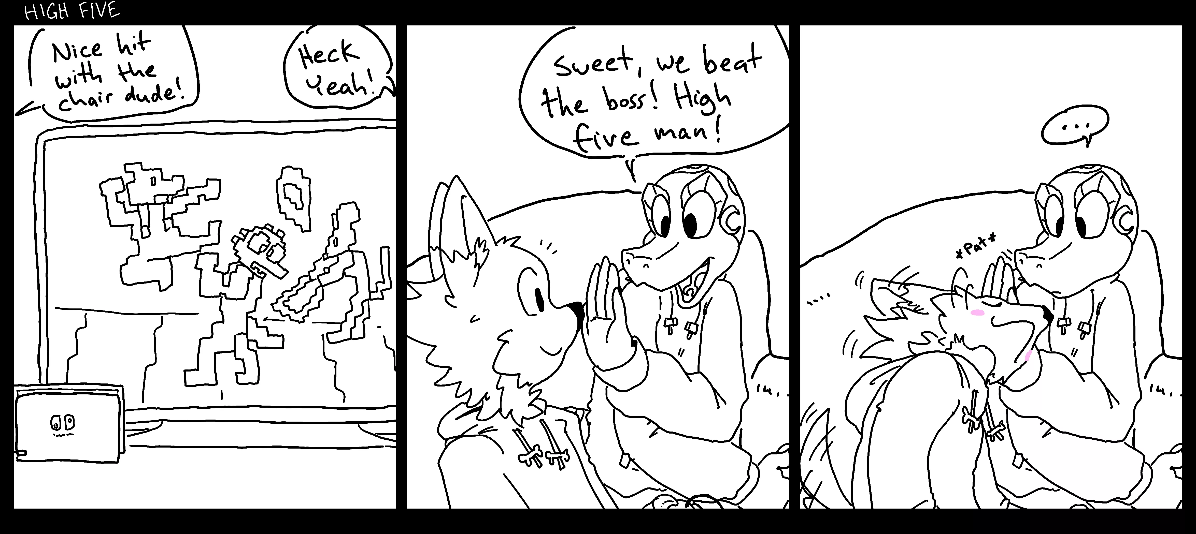High five drawn by me