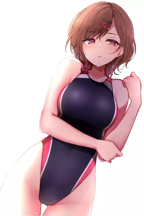 Higuchi Madoka Racing Swimsuit (Azu Ankoowl) [Idolmaster]