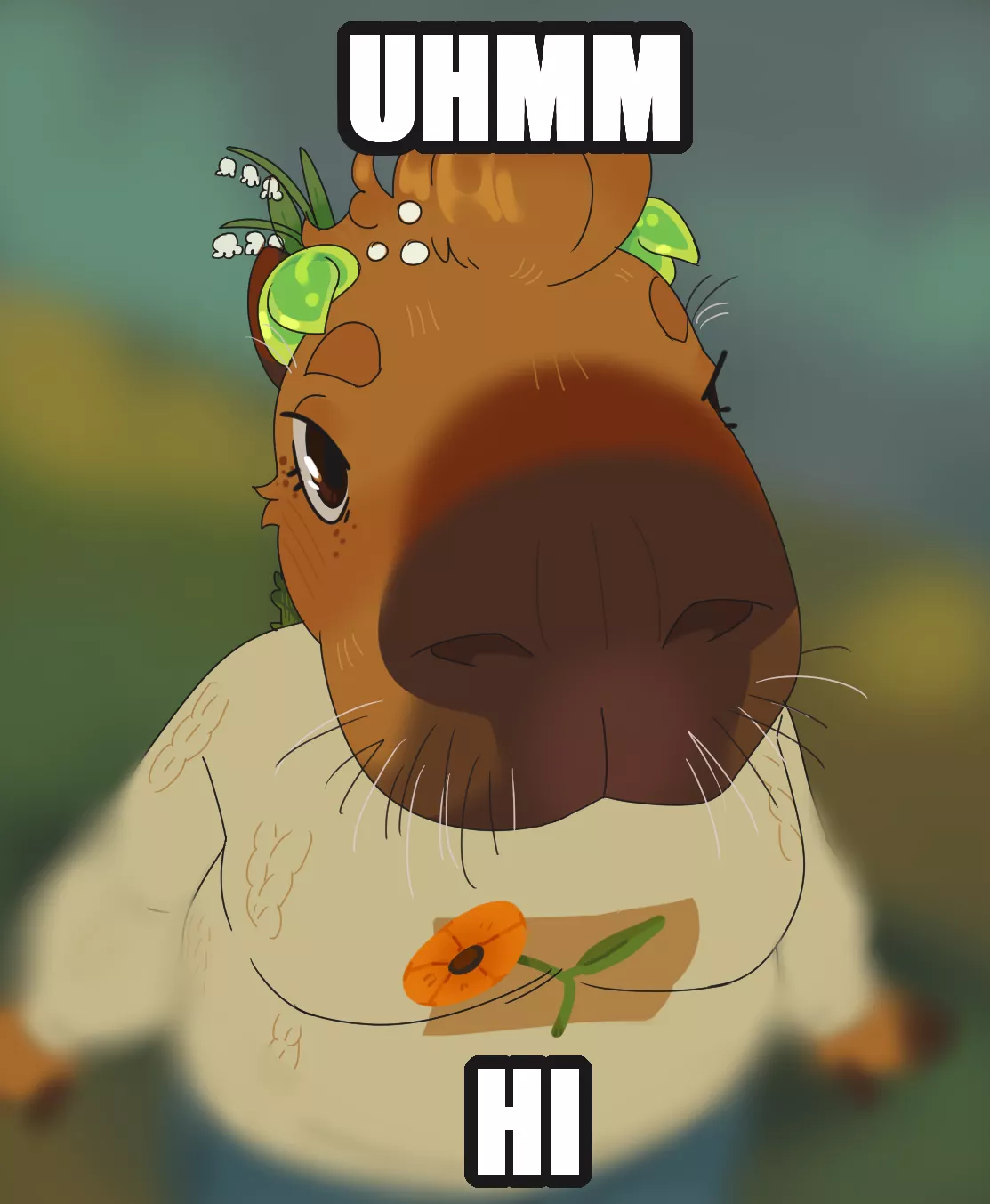 hiii *sniffs you*