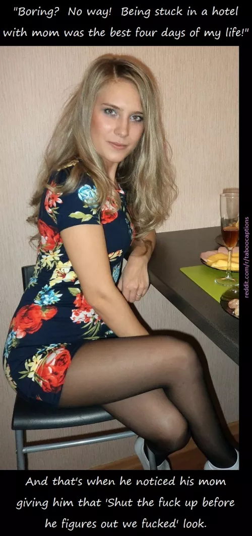 His omm knwos he can't keep a secret.