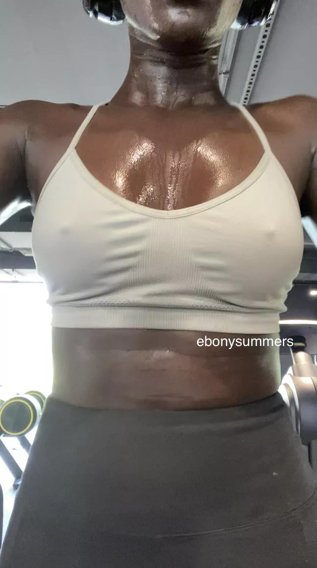 Hmm that’s why the guys at the gym were staring