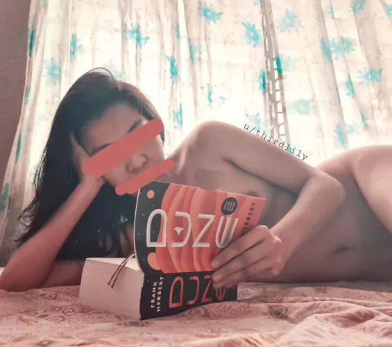 Holiday plans? As [f]or me, I'm STILL reading Dune 😅