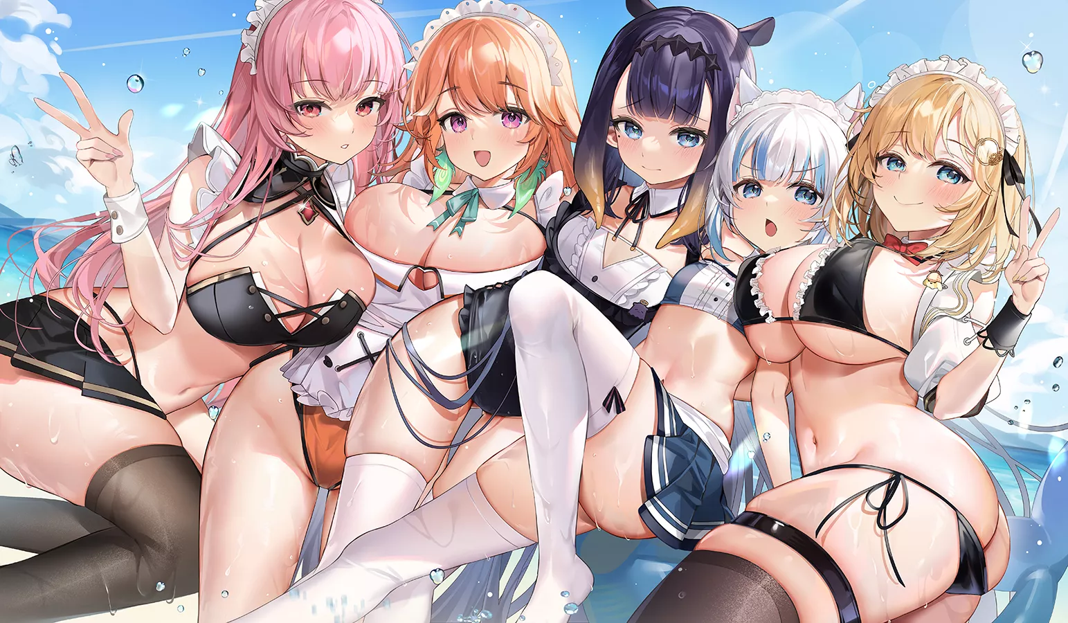 Hololive EN Myth as Maids
