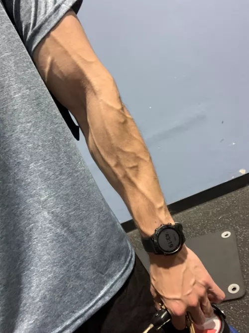 Hope this view doesn’t distract others from their workout