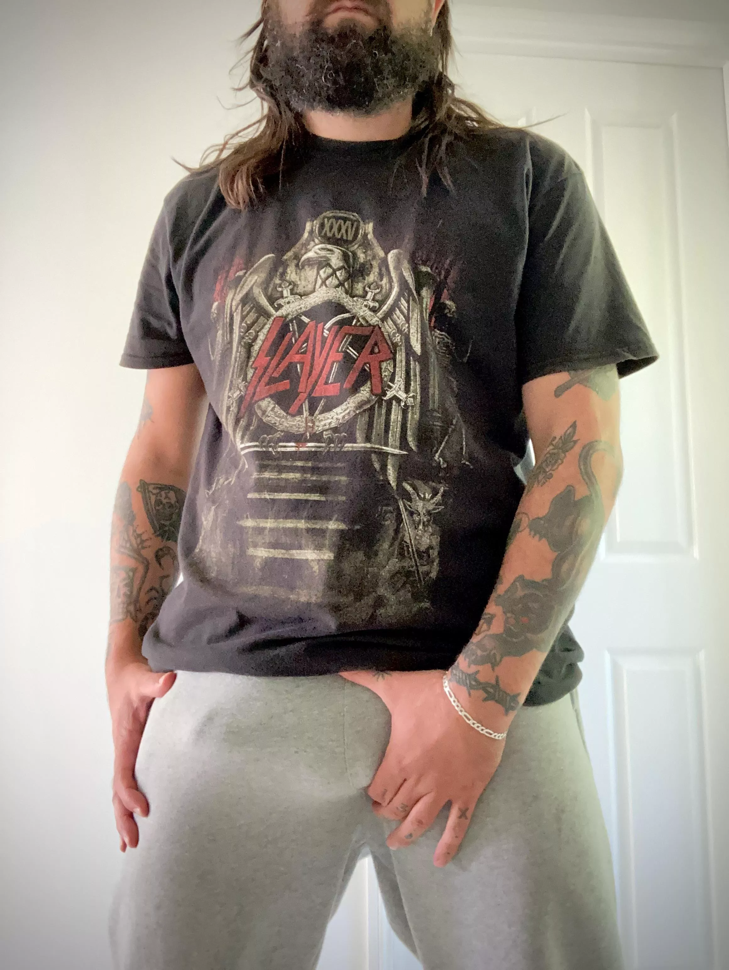 Horny as hell.