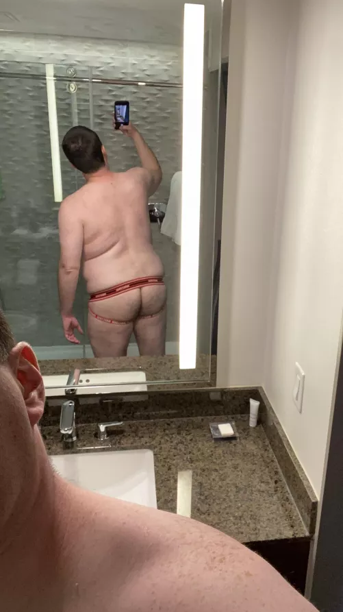 How does my ass look in this mirror?