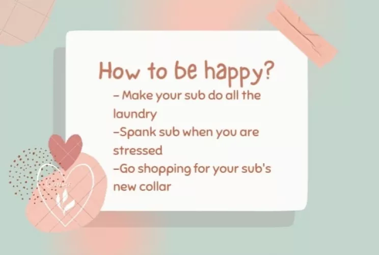 How I make myself happy. Reminder by Mistress Vella to be a good obedient boy.