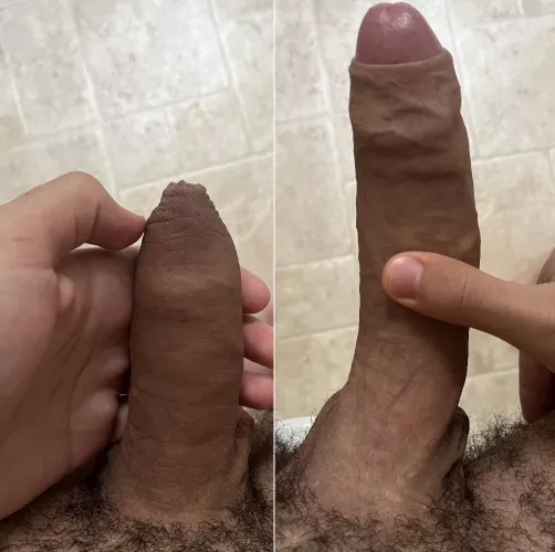 How’s my 19 yo cock? (str8)