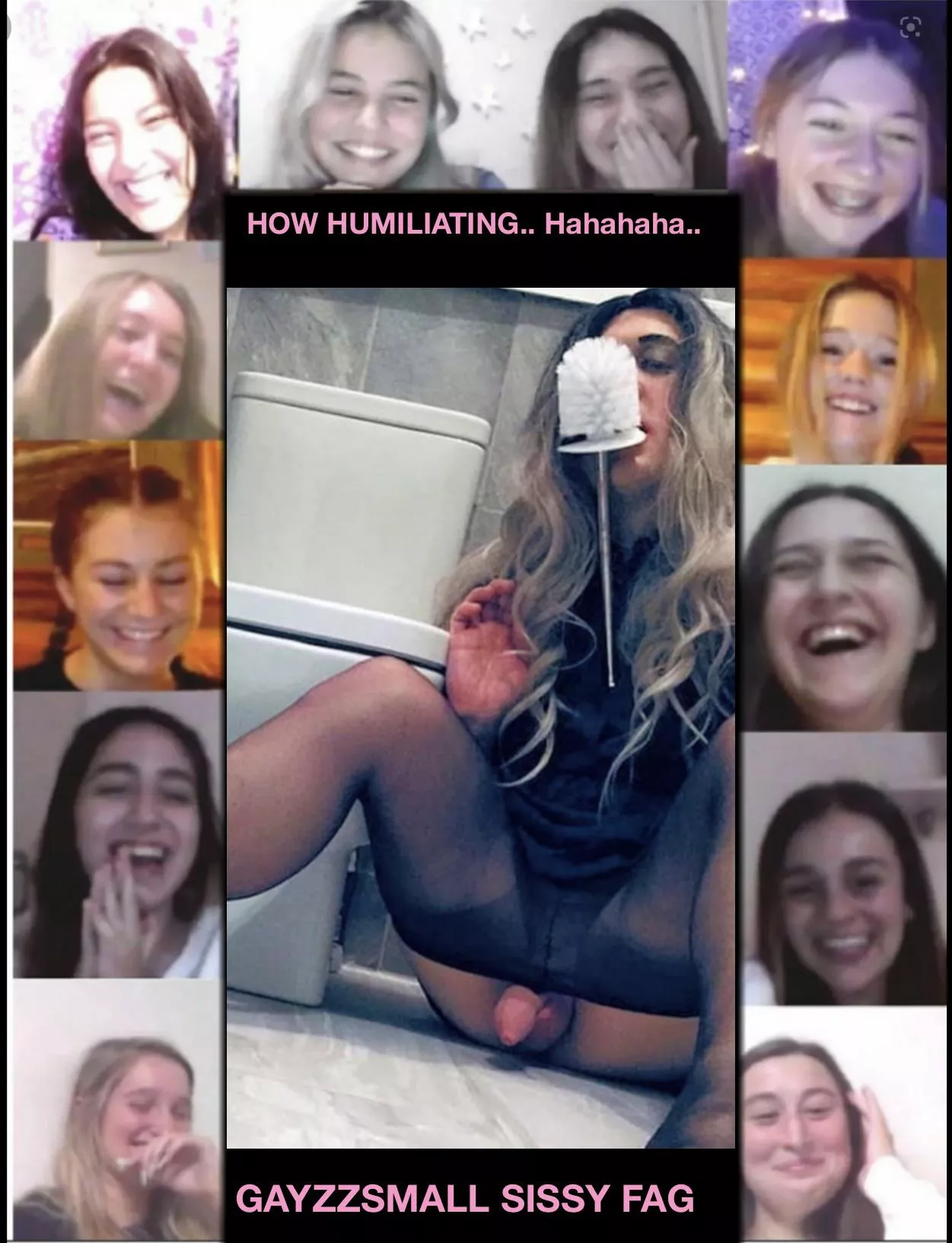 Humiliated fag..
