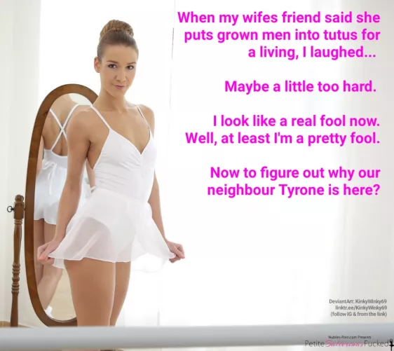Husband Forced Feminization Ballerina Caption by me (cuckold version)