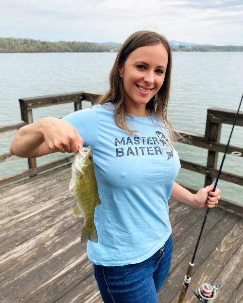 I always get lots of attention when I wear this shirt to the lake