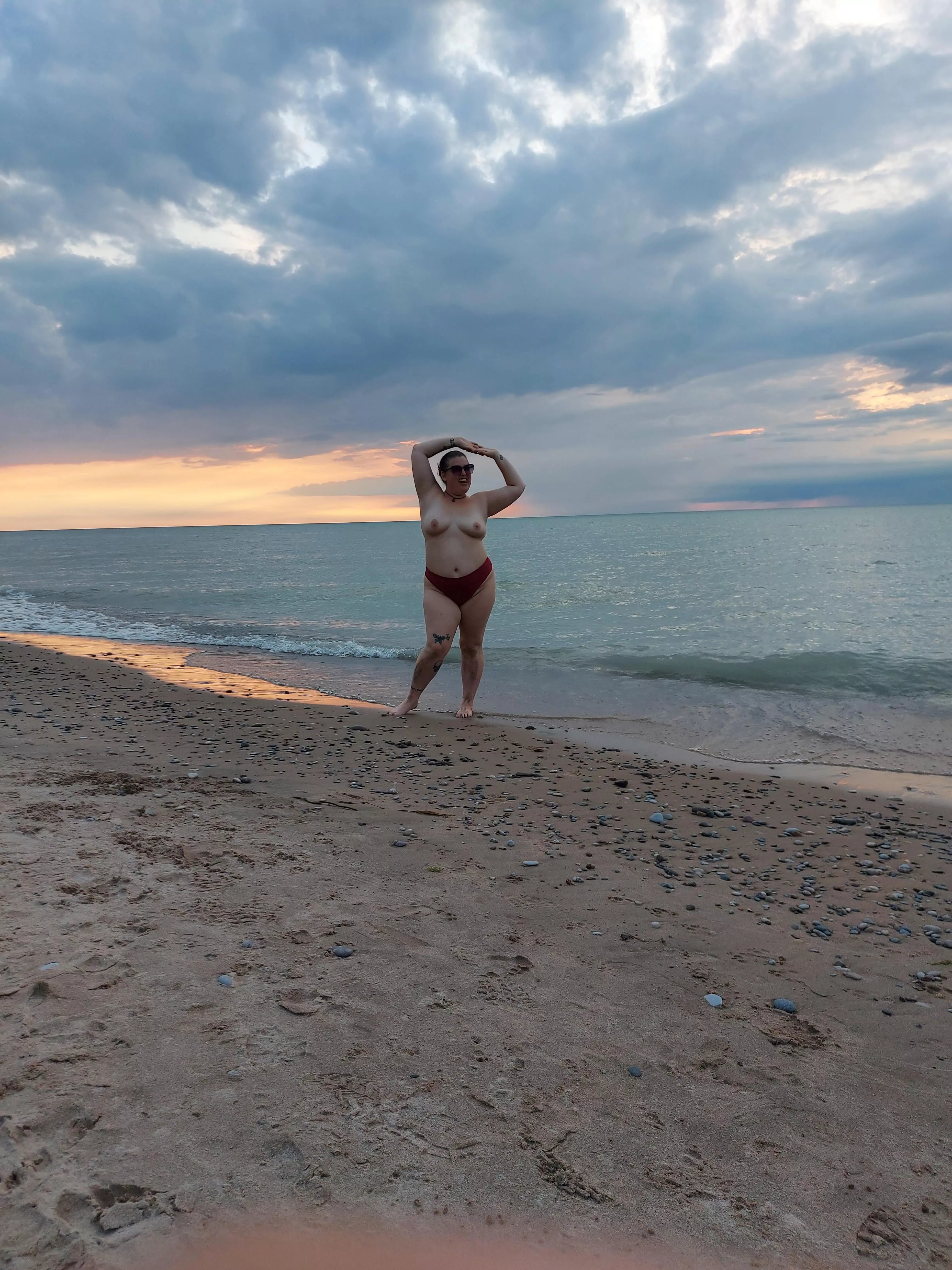 I ALWAYS go to the beach topless in Ontario 😉