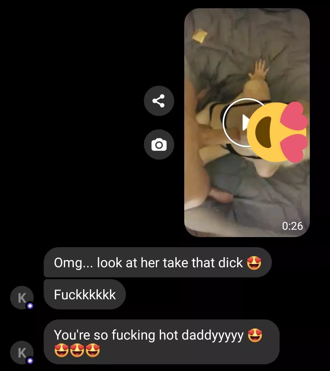 I always send her videos of my escapades when I'm out of town. 😘