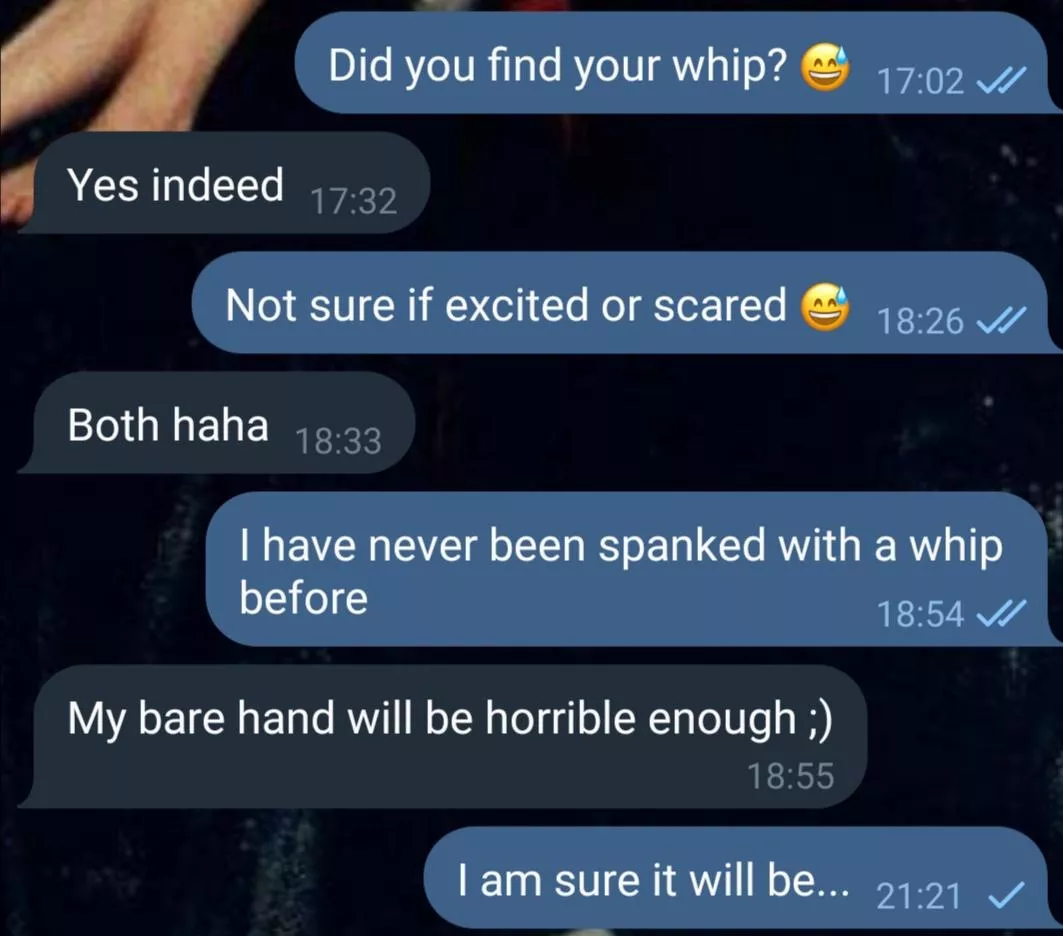 I am super excited, but how does a whip feel like? Can someone tell me please 😅