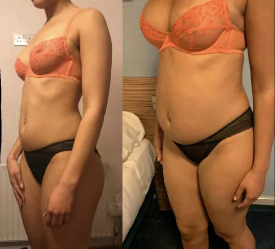 I can’t believe how big my belly got! 🥵😳